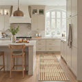 GENIMO 2'x7' Runner Rug, Machine Washable Non Slip Low Pile Hallway Runner Rug for Kitchen Laundry Room, Warm Minimalist, Warm Beige