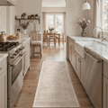 GENIMO 2' x 6' Runner Rug, Washable Non Slip Soft Vintage Persian Hallway Runner for Kitchen Entryway Laundry Room, Dusty Blush