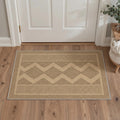 GENIMO 2'x3' Area Rug, Machine Washable Non Slip Low Pile Rug for Entryway Kitchen Bathroom Front Door, Boho Inspired, AMBERNEXUS