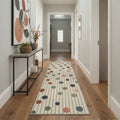 GENIMO 2' x 6' Runner Rug, Machine Washable Non Slip Low Pile Hallway Runner Rug for Kitchen Laundry Room, Soft Minimalist, Dusty Beige