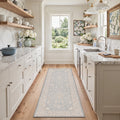 GENIMO 2'x6' Runner Rug, Machine Washable Non Slip Low Pile Hallway Runner Rug for Kitchen Laundry Room, Classic Persian, AURAVINE