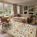 GENIMO 8'x10' Area Rug for Living Room, Washable Non Slip Soft Kids Rug for Bedroom Dining Room Home Office, Warm Beige