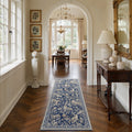 GENIMO 2'x7' Runner Rug, Washable Non Slip Soft Animal Print Hallway Runner for Kitchen Entryway Laundry Room, Dusty Navy
