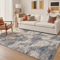 GENIMO 5'x7' Area Rug for Living Room, Washable Non Slip Soft Abstract Rug for Bedroom Dining Room Home Office, Brown Greige