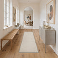 GENIMO 2'x7' Runner Rug, Washable Non Slip Soft Boho Hallway Runner for Kitchen Entryway Laundry Room, Cream Beige