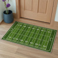 GENIMO 2'x3' Area Rug, Washable Rug Non Slip Soft Football Field Indoor Door Mat for Entryway Kitchen Laundry Bathroom, Lawn Green