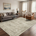 GENIMO 5'x7' Area Rug for Living Room, Washable Non Slip Soft Persian Rug for Bedroom Dining Room Home Office, Khaki